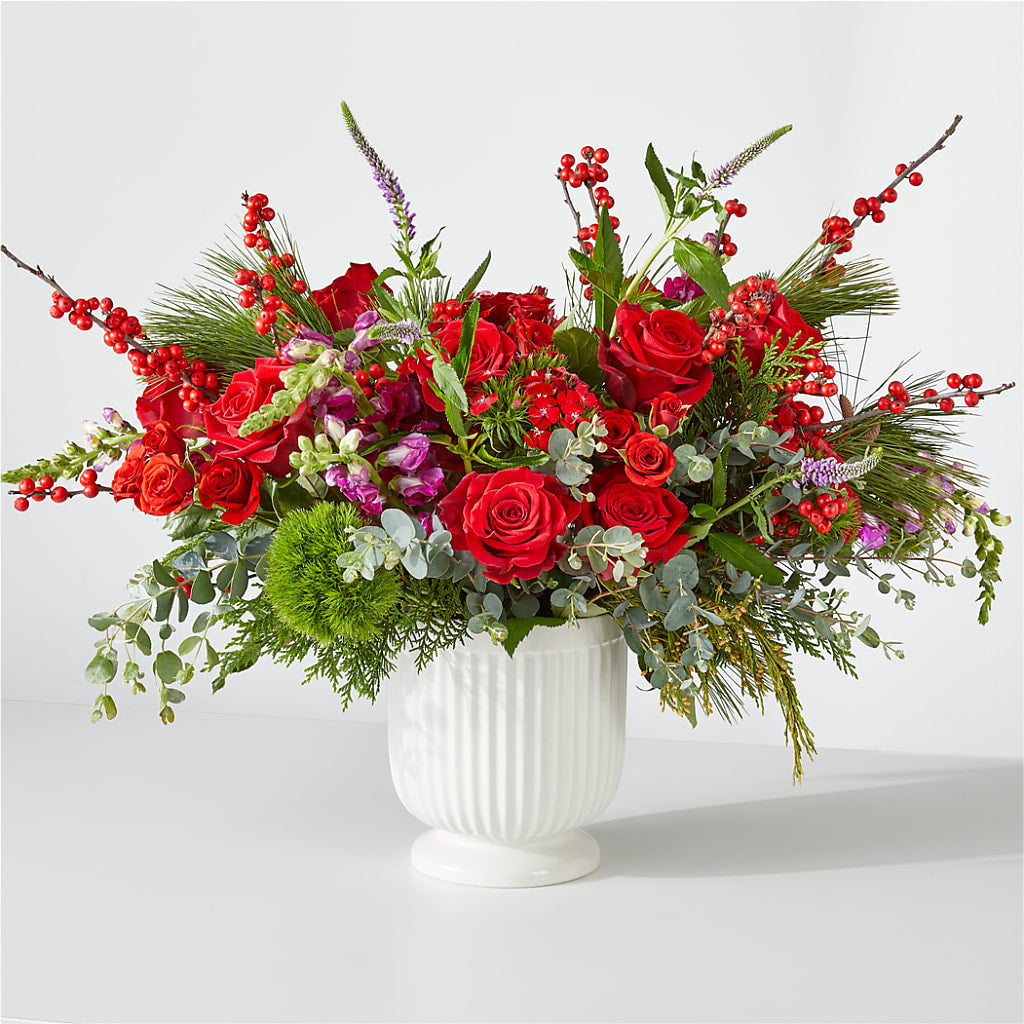Big Red Bow Bouquet – BOWS PETALS 'N LACE, Livingston TN