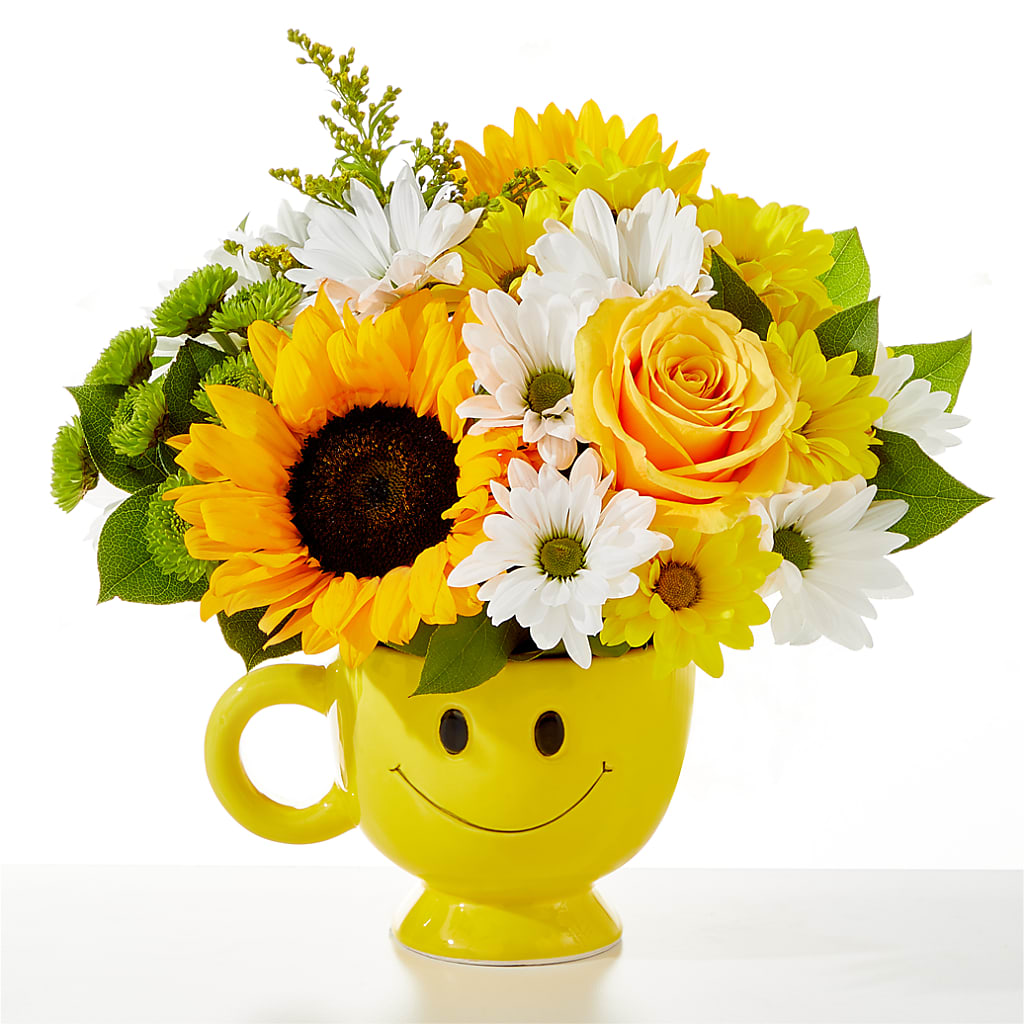 Be Happy Bouquet – BOWS PETALS 'N LACE, Livingston TN