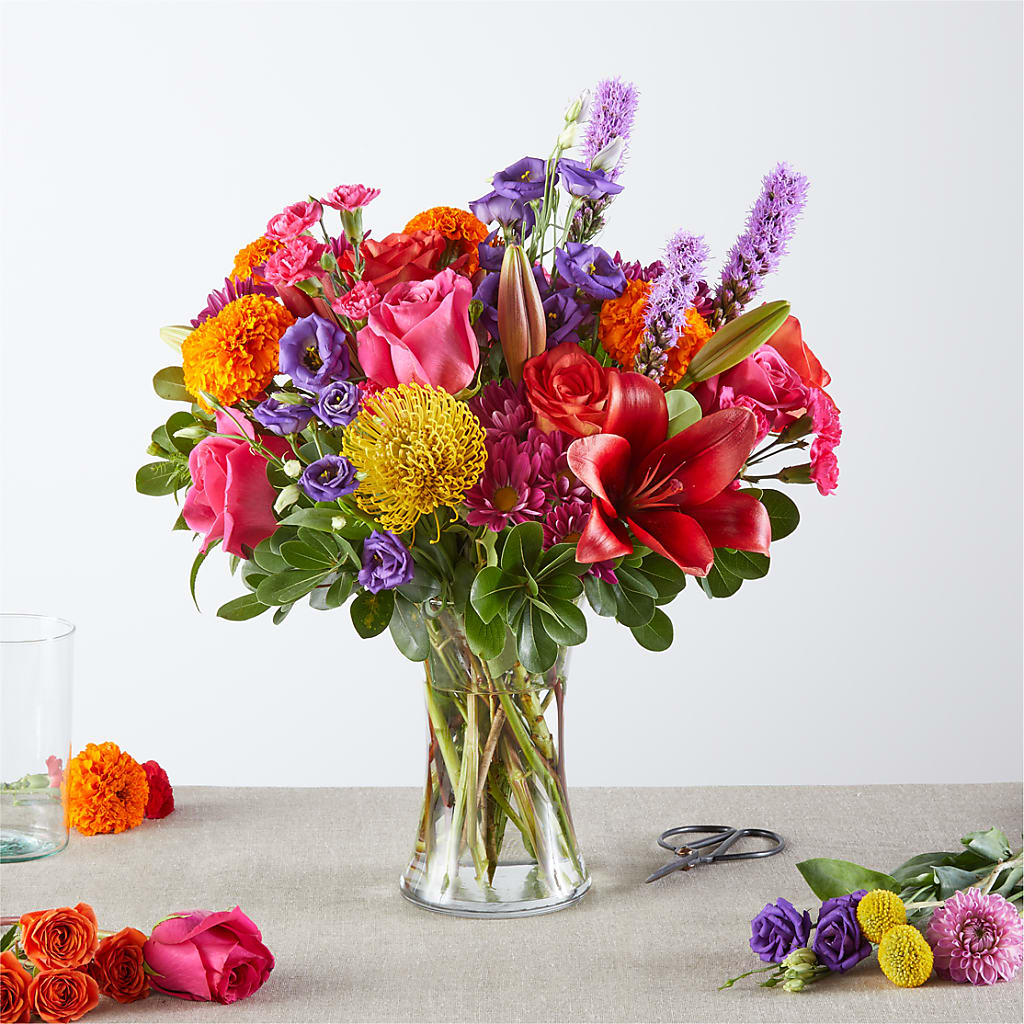 Feast of Color – A Florist Original – BOWS PETALS 'N LACE, Livingston TN