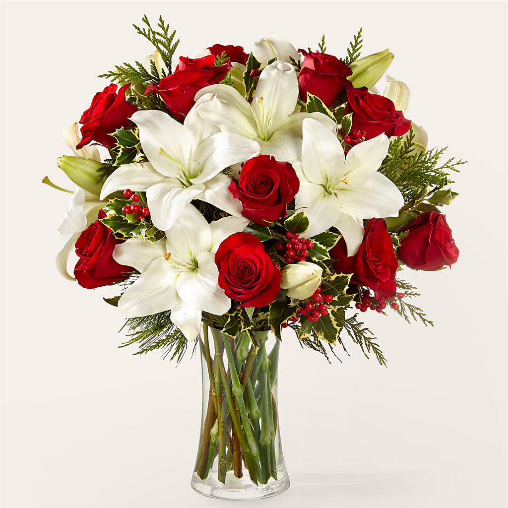 Sparkling Snowflakes Bouquet – BOWS PETALS 'N LACE, Livingston TN