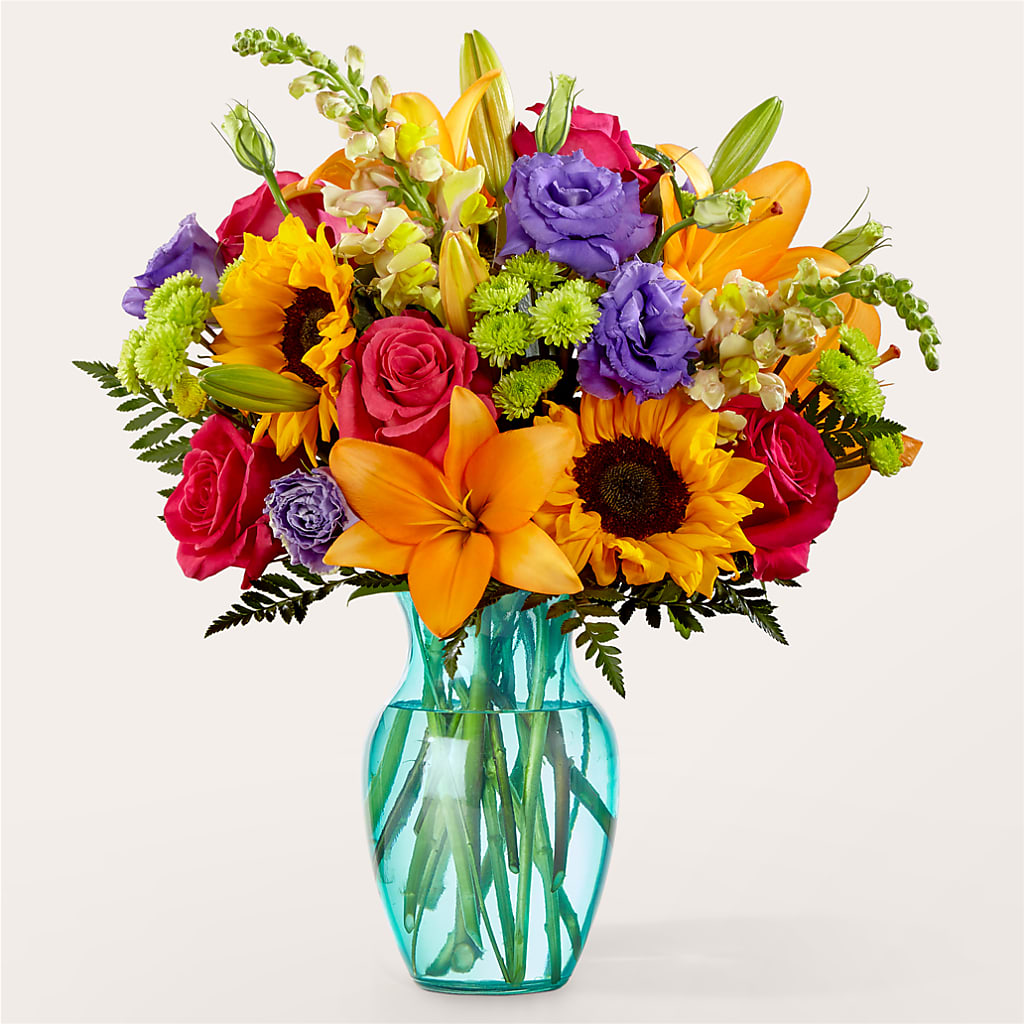 Double Rainbow Bouquet – BOWS PETALS 'N LACE, Livingston TN