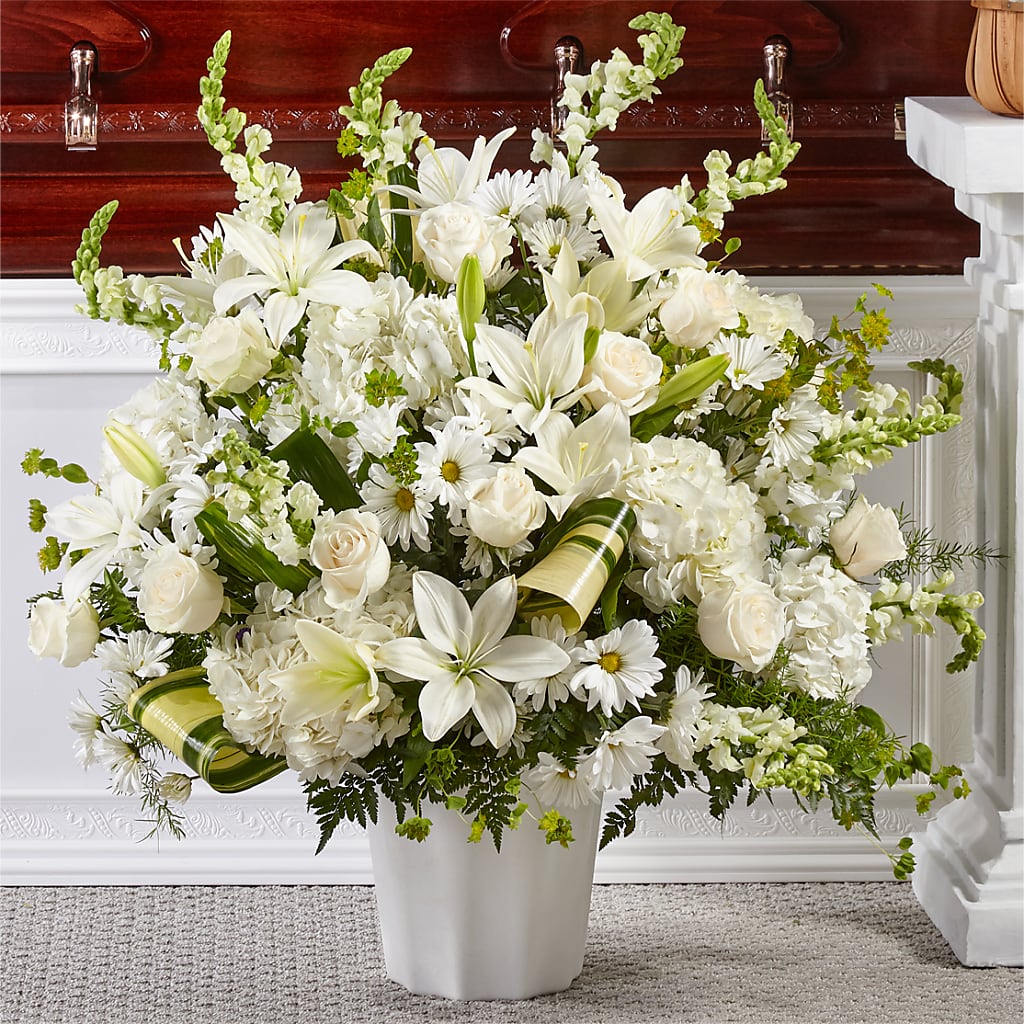 Thoughts of Tranquility Floor Basket – BOWS PETALS 'N LACE, Livingston TN