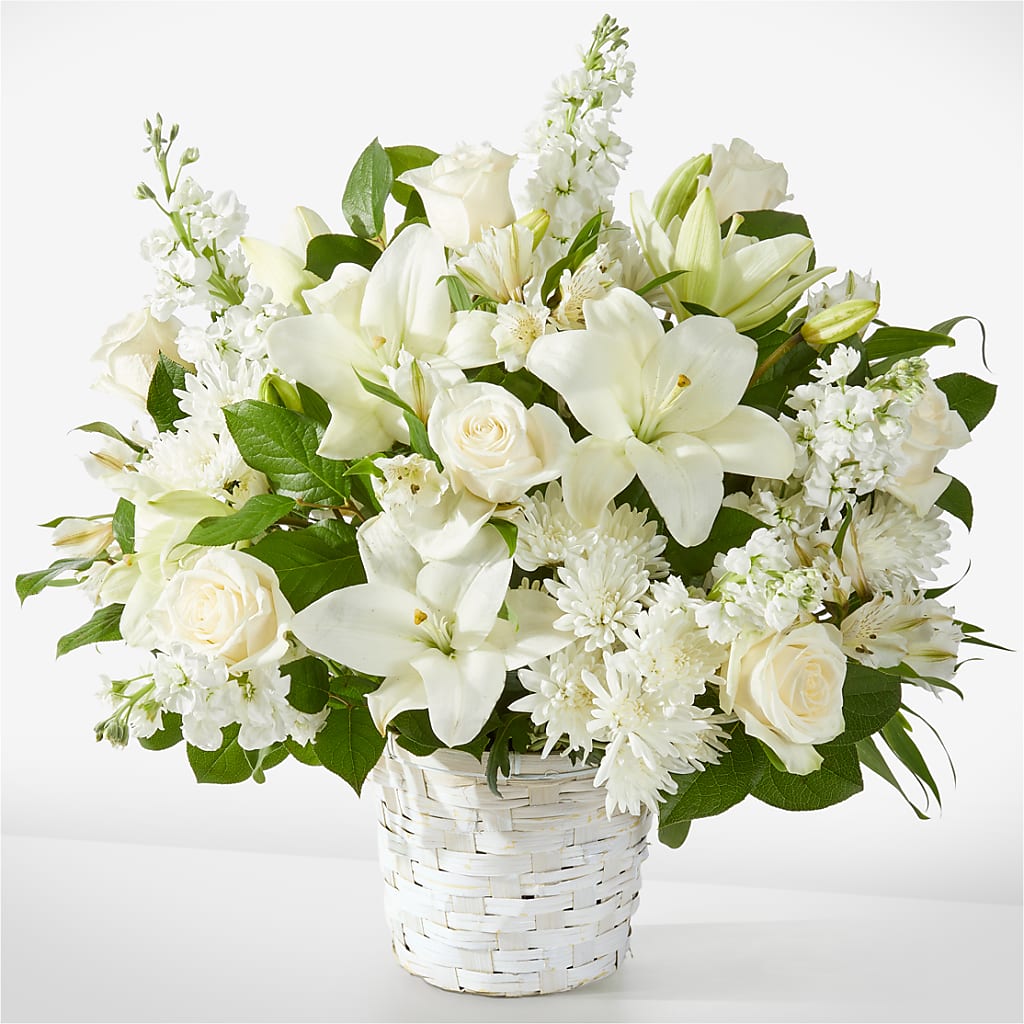 Peaceful Reflections Arrangement – BOWS PETALS 'N LACE, Livingston TN
