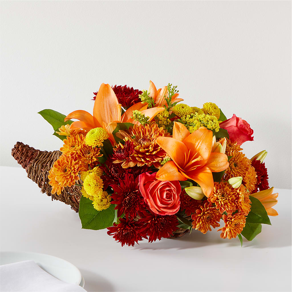 Bouquet of Blessings Cornucopia – BOWS PETALS 'N LACE, Livingston TN