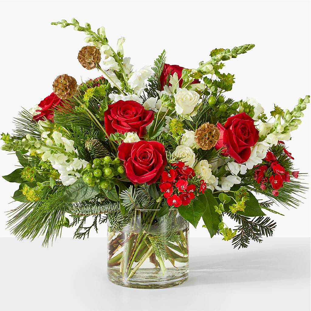 Deck the Halls Bouquet – BOWS PETALS 'N LACE, Livingston TN