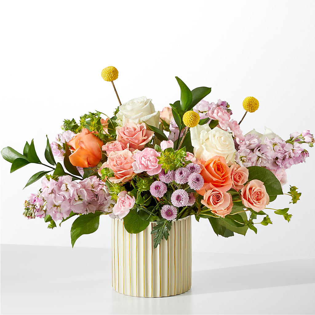 French Market Bouquet with Ivory Vase – BOWS PETALS 'N LACE, Livingston TN