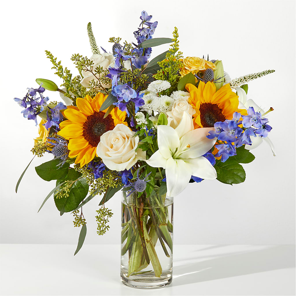 Wonderfully Sunny Bouquet – BOWS PETALS 'N LACE, Livingston TN