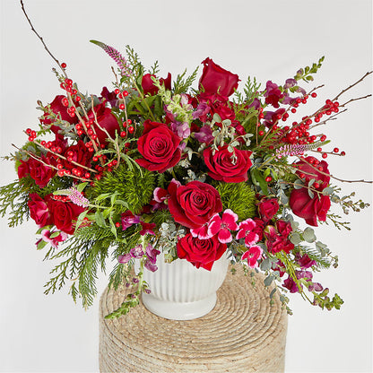 Big Red Bow Bouquet – BOWS PETALS 'N LACE, Livingston TN