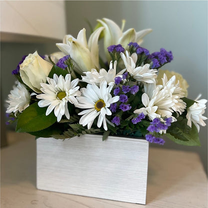 Beyond Blue Box Bouquet – BOWS PETALS 'N LACE, Livingston TN