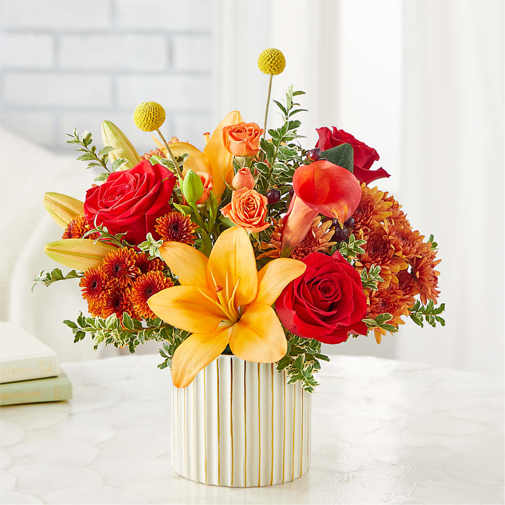Scarlet Skies Bouquet – BOWS PETALS 'N LACE, Livingston TN
