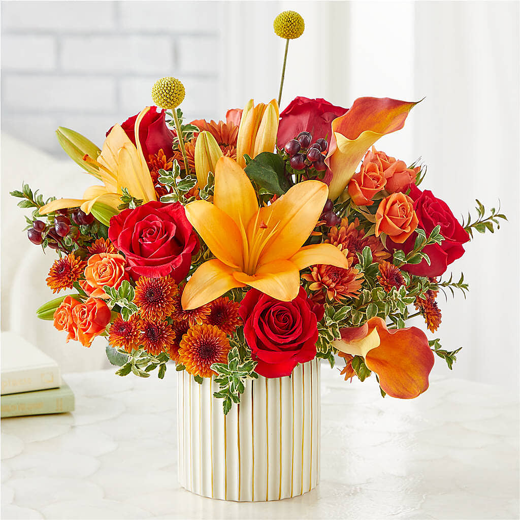Scarlet Skies Bouquet – BOWS PETALS 'N LACE, Livingston TN