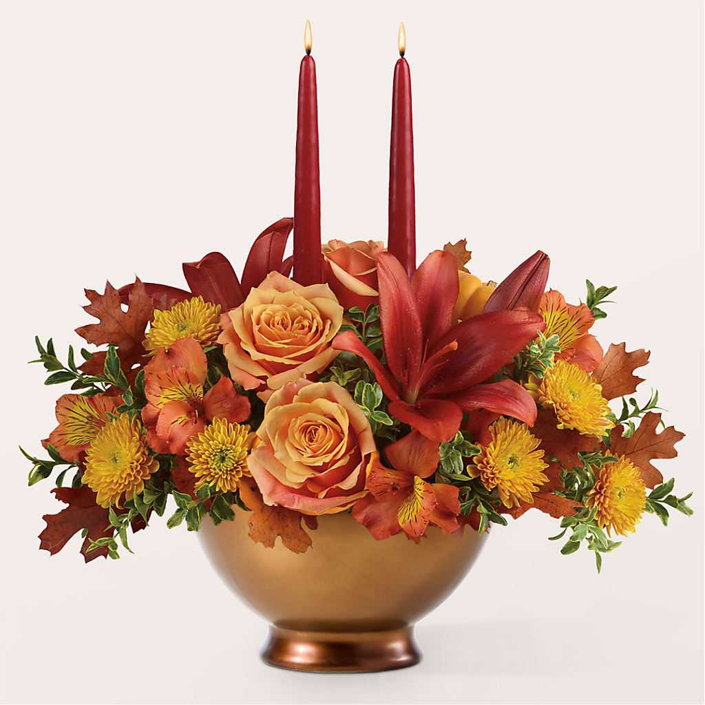 Harvest Table Centerpiece – BOWS PETALS 'N LACE, Livingston TN