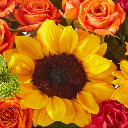 Sun-drenched Blooms Box Bouquet – BOWS PETALS 'N LACE, Livingston TN