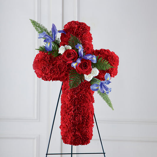 Faithful Hero Floral Cross – BOWS PETALS 'N LACE, Livingston TN