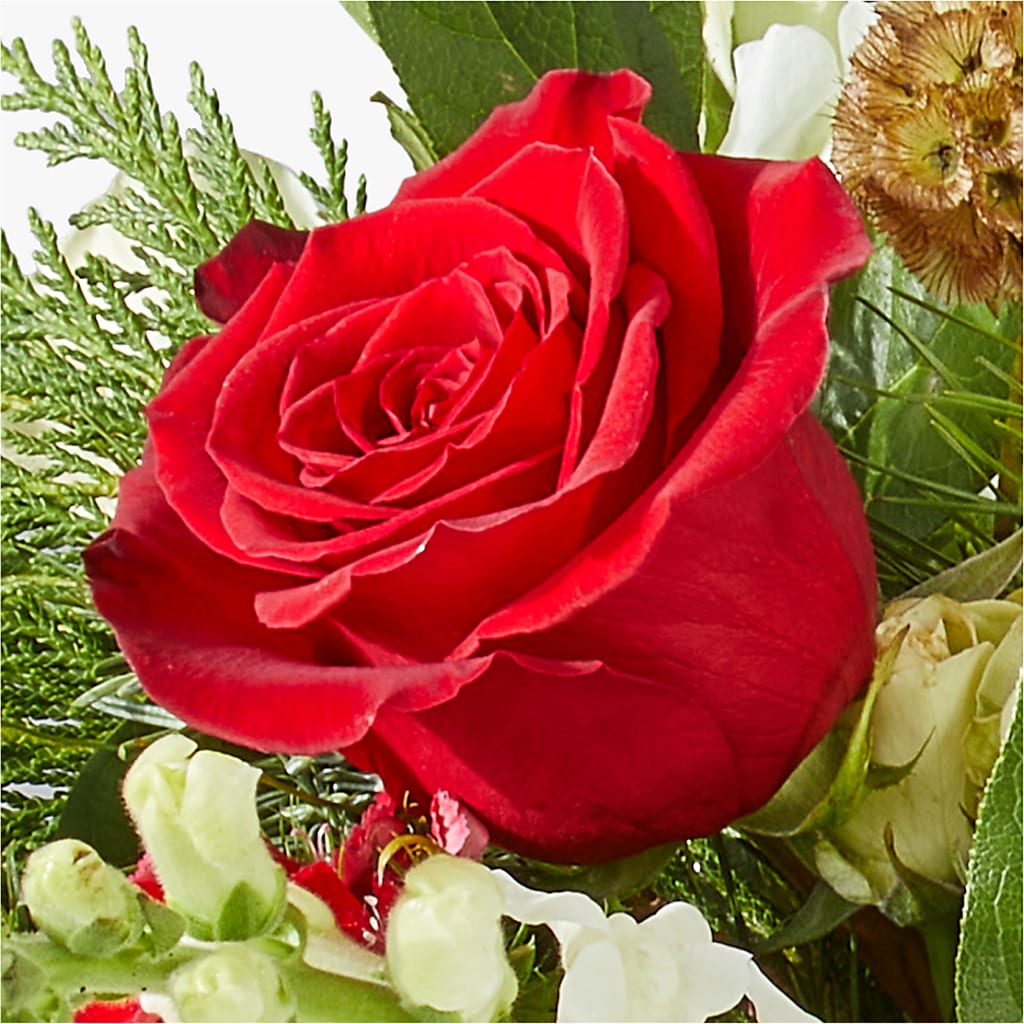 Deck the Halls Bouquet – BOWS PETALS 'N LACE, Livingston TN
