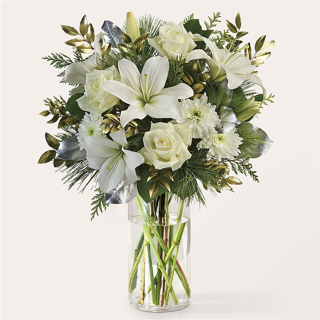 Wintry Mix Bouquet – BOWS PETALS 'N LACE, Livingston TN
