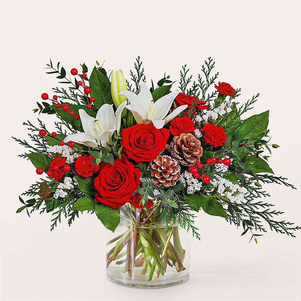 Best in Snow Bouquet – BOWS PETALS 'N LACE, Livingston TN