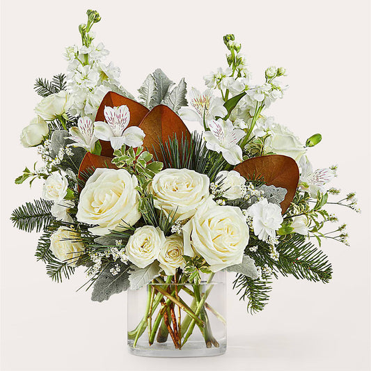 Fresh Snowfall Bouquet – BOWS PETALS 'N LACE, Livingston TN