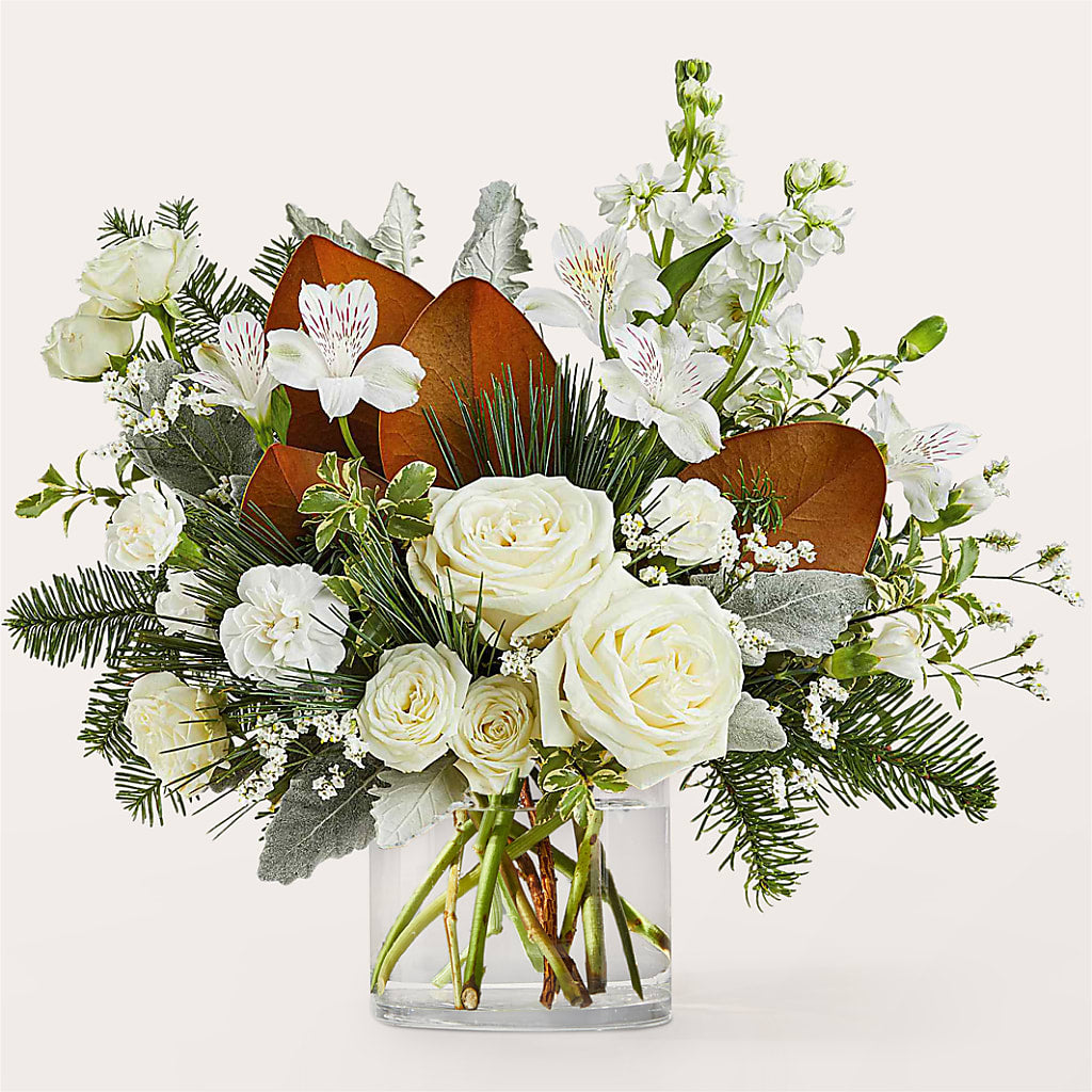 Fresh Snowfall Bouquet – BOWS PETALS 'N LACE, Livingston TN